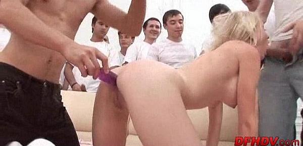  whore gangbanged by 50 dudes 033